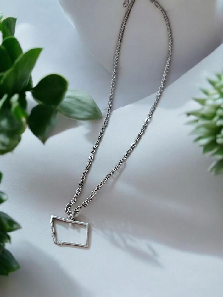 Silver Montana Charm Chain Necklace