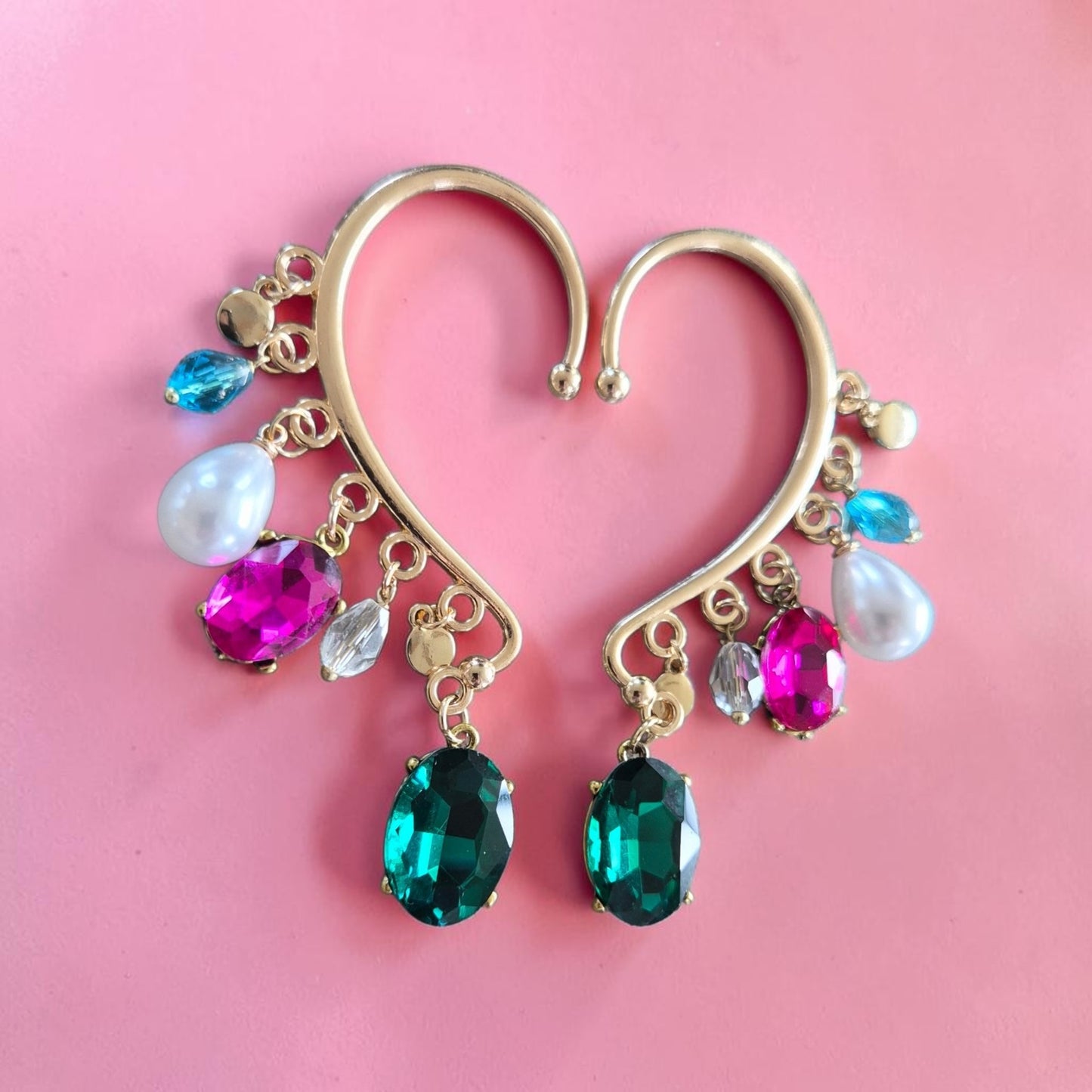 Golden Royal Jewels Ear Cuff (1)
