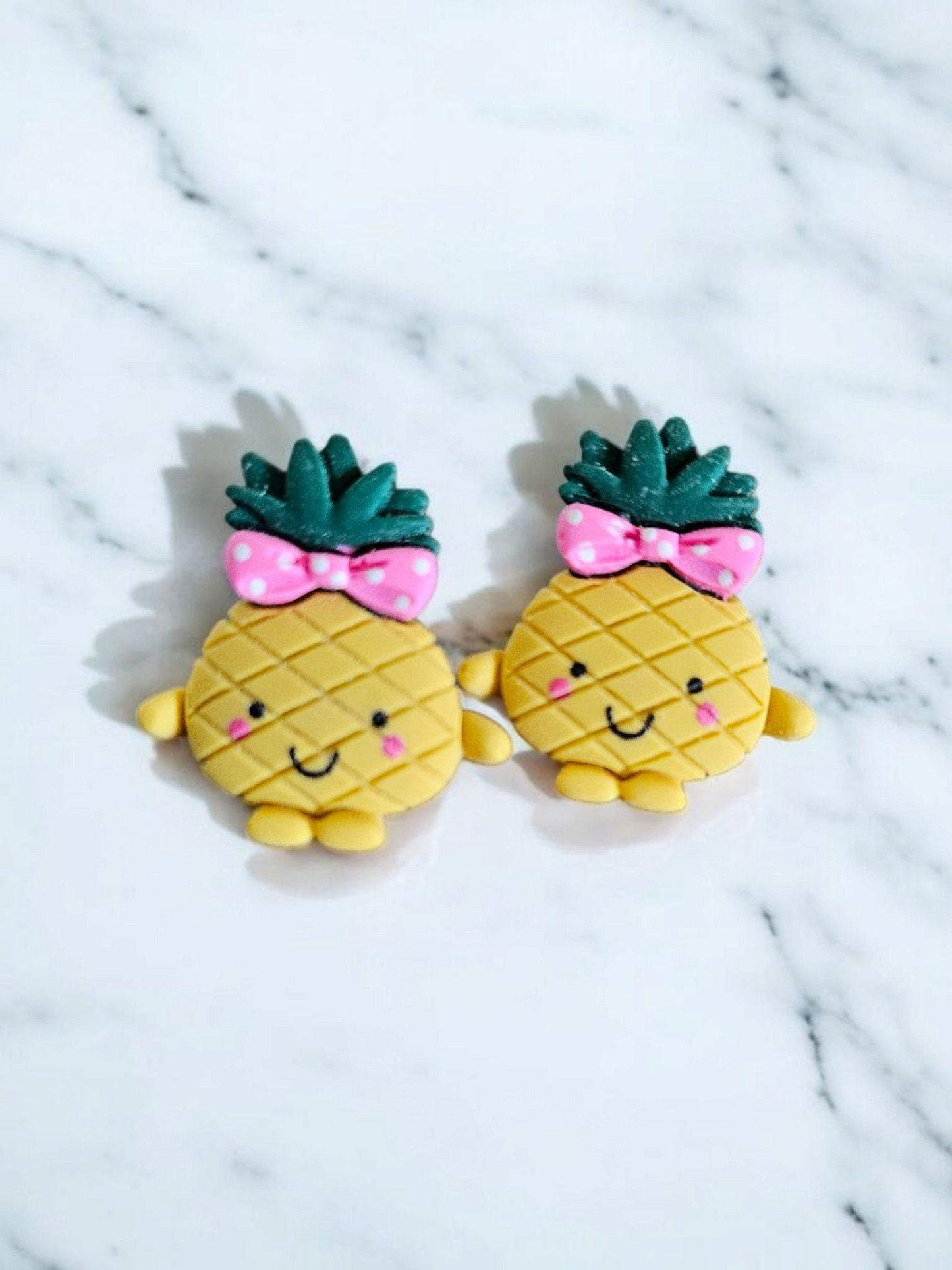 Smiling Pineapple Stud Earrings