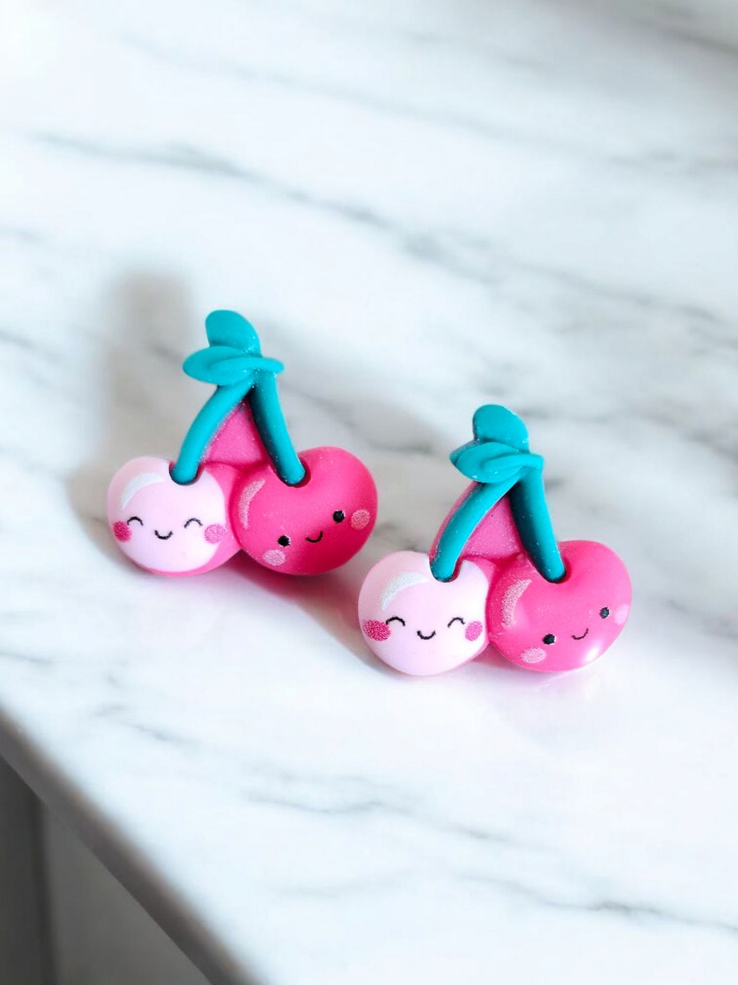 Happy Cherries Stud Earrings