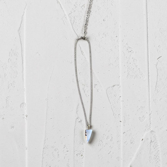 Montana Moss Agate Necklace on Brass Chain