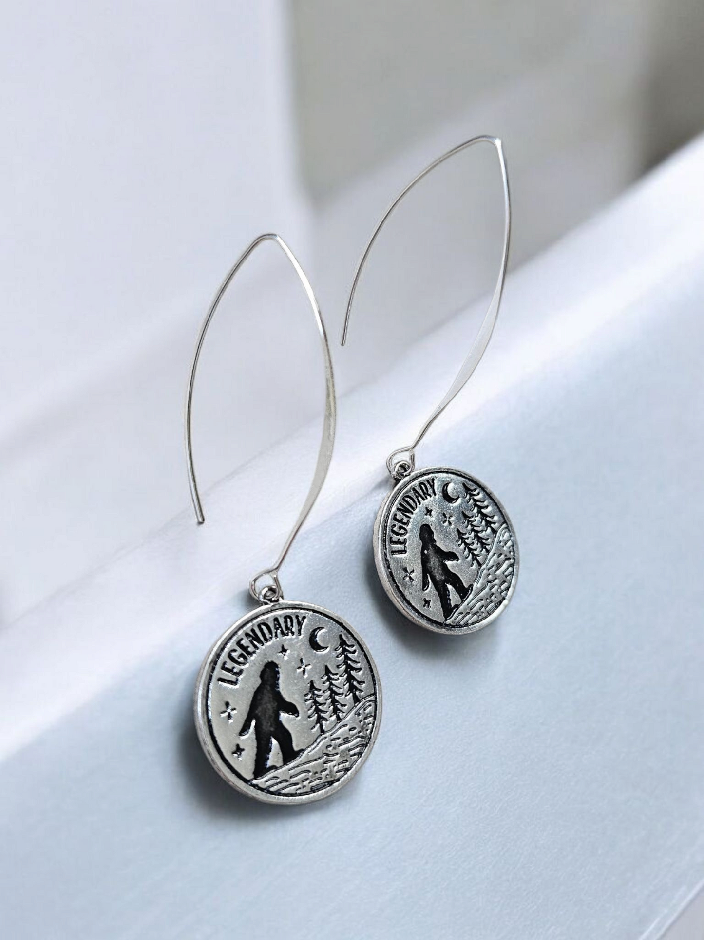 Legendary Sasquatch V-Hook Dangle Earrings