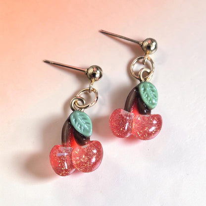 Resin Fruits Stud Earrings