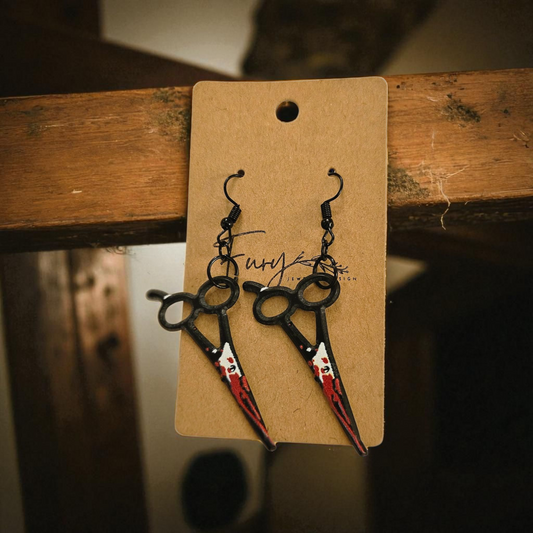 Slasher Scissor Earrings