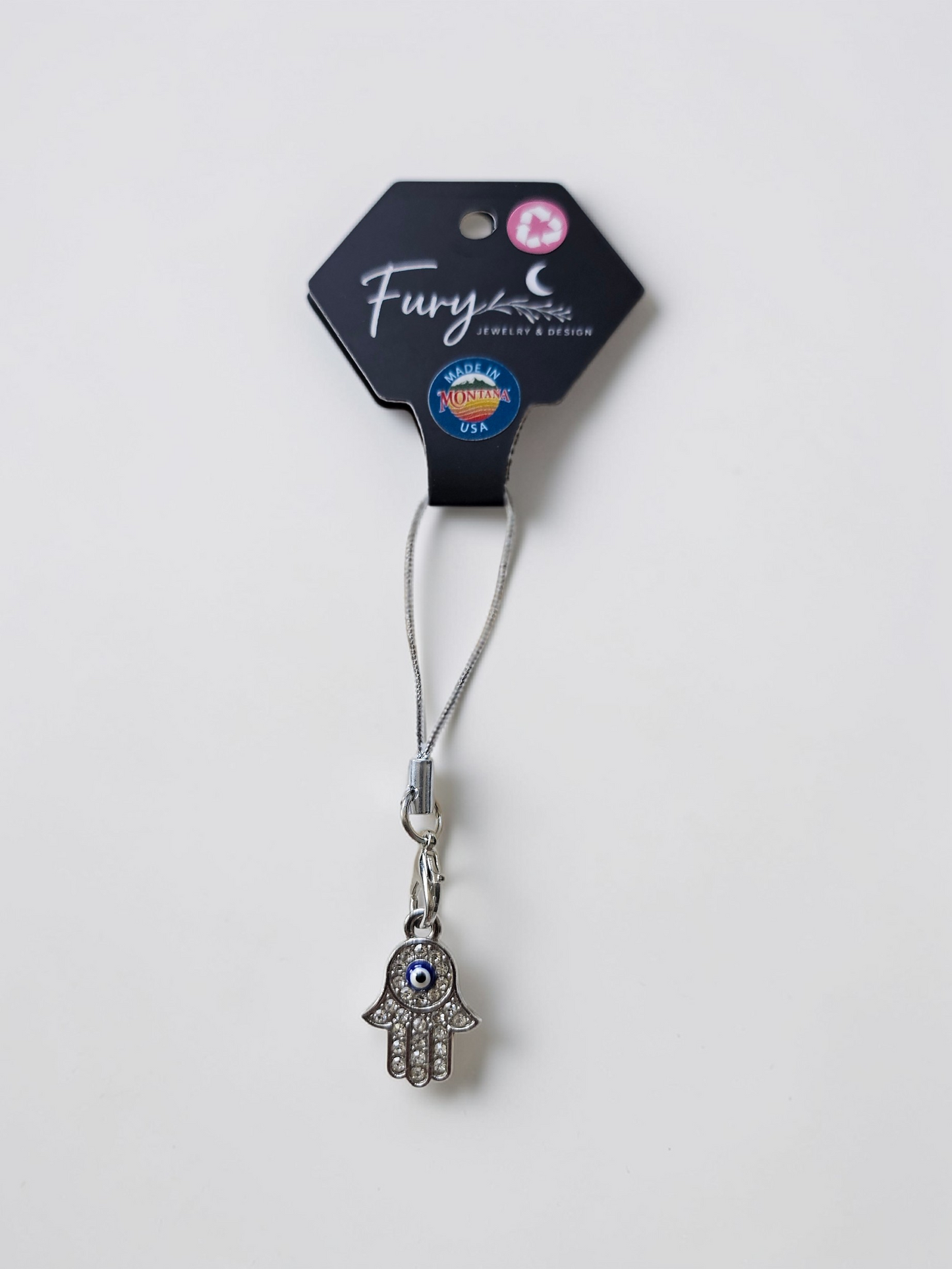 Multi Design Upcycled Charms Phone Charm or Keychain