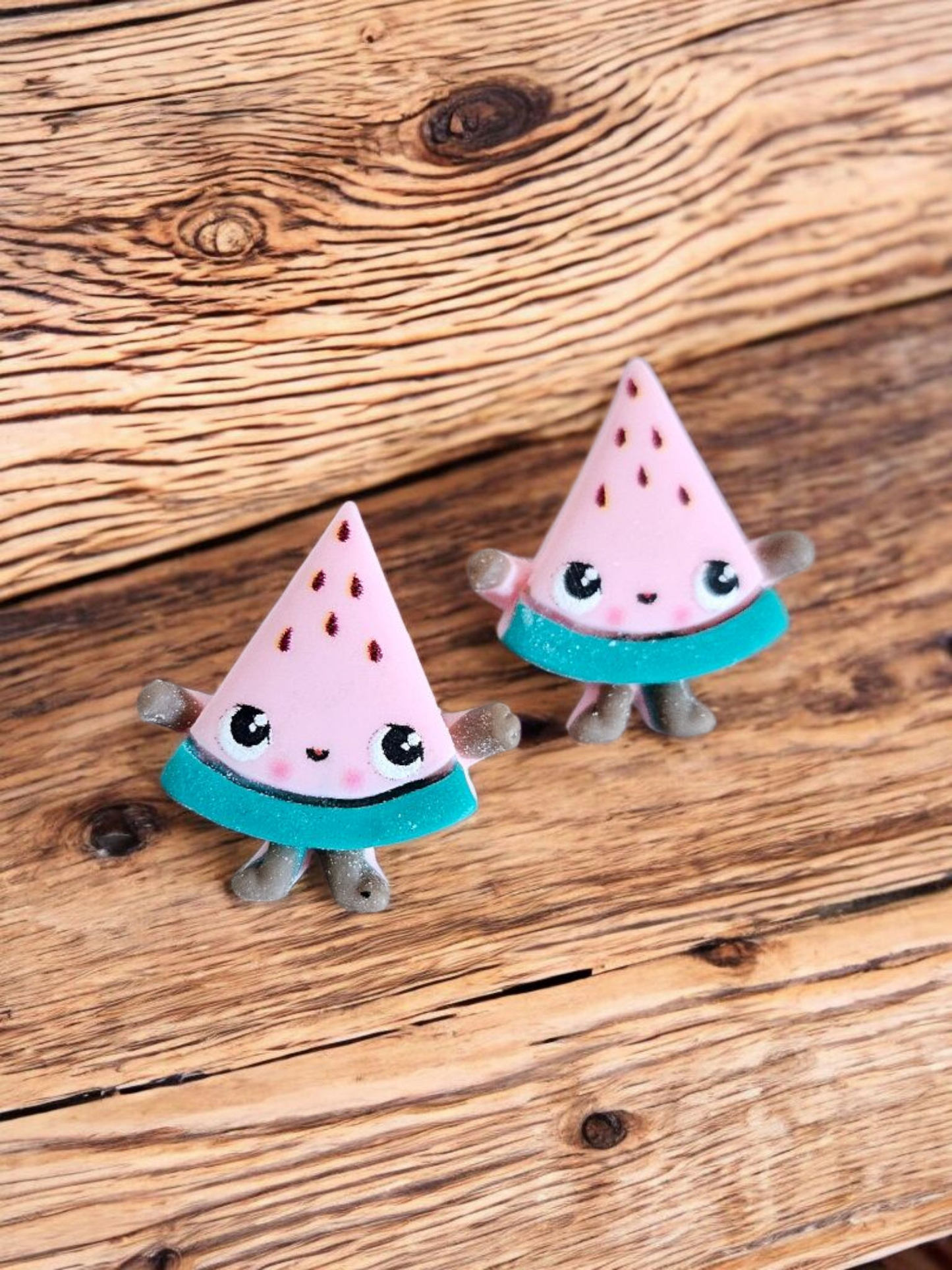Smiling Watermelon Stud Earrings