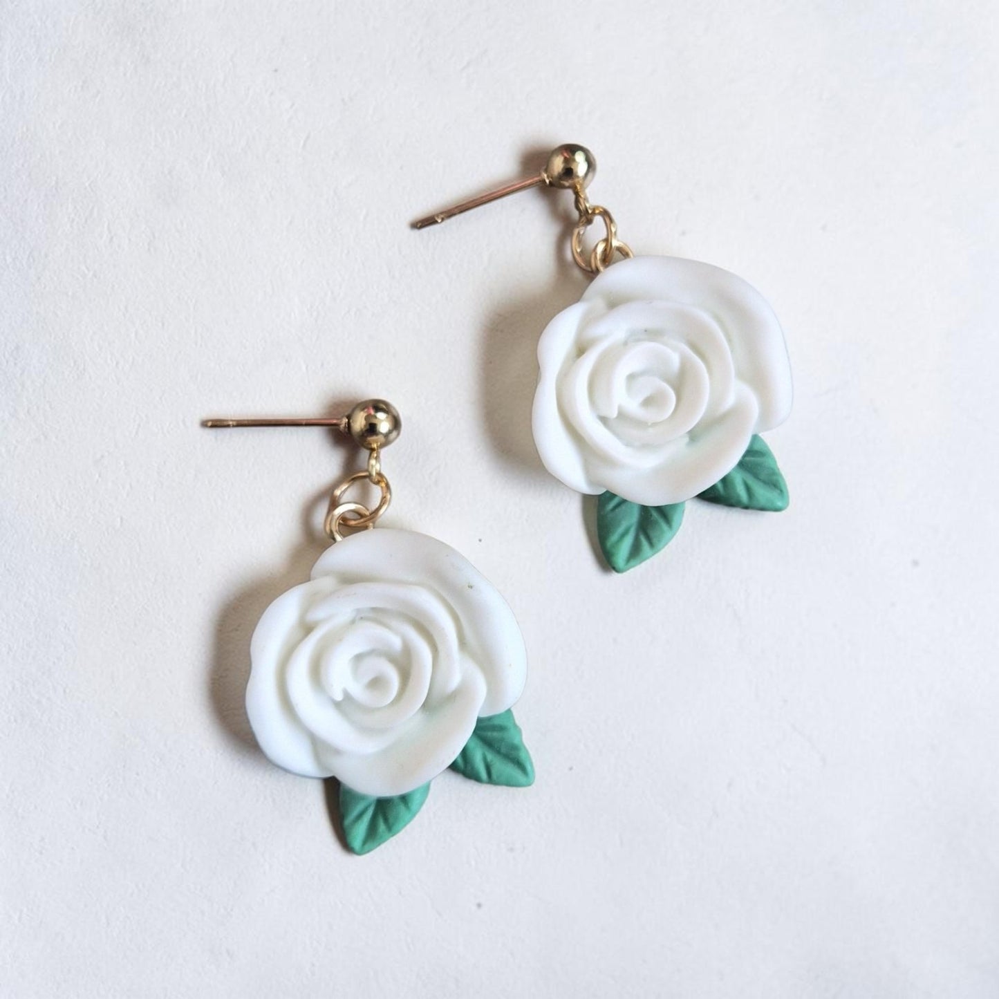 Colorful Roses Stud Earrings