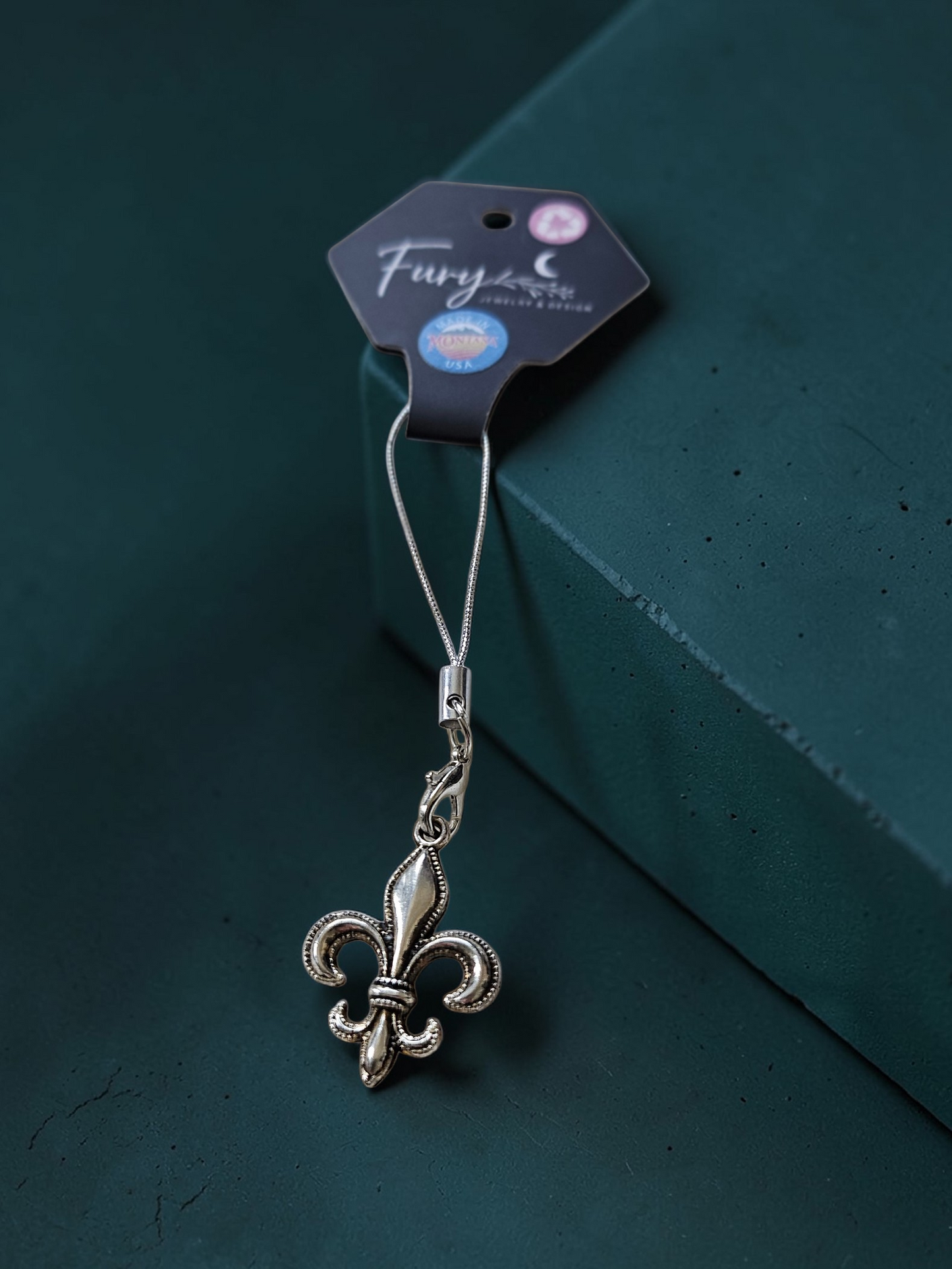 Multi Design Upcycled Charms Phone Charm or Keychain