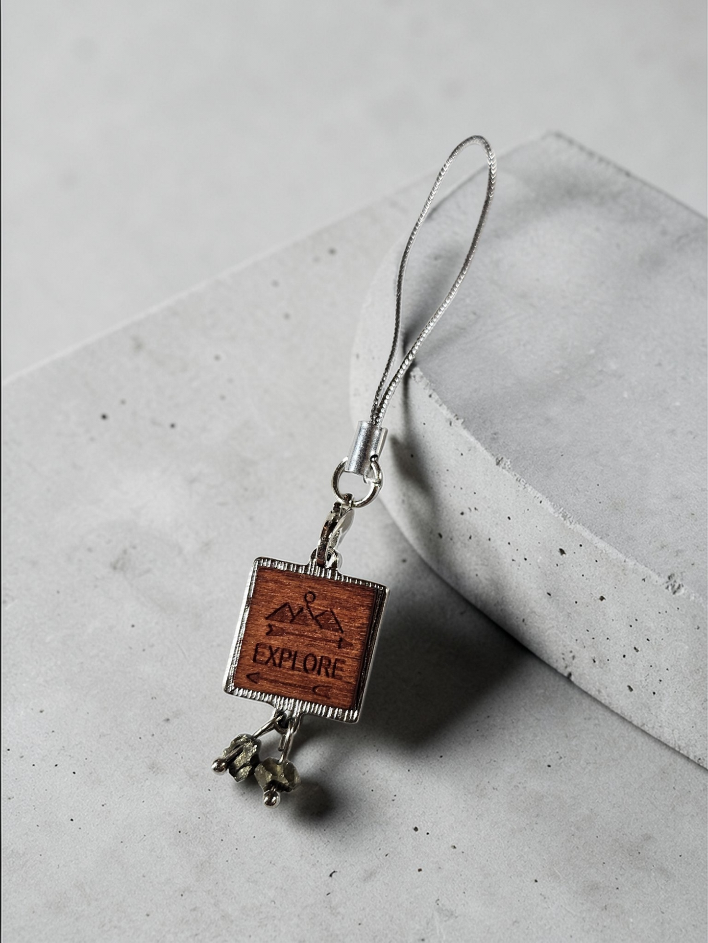 Multi Design Upcycled Charms Phone Charm or Keychain