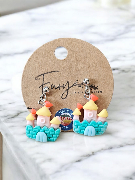 Castles Made of Sand Post Earrings