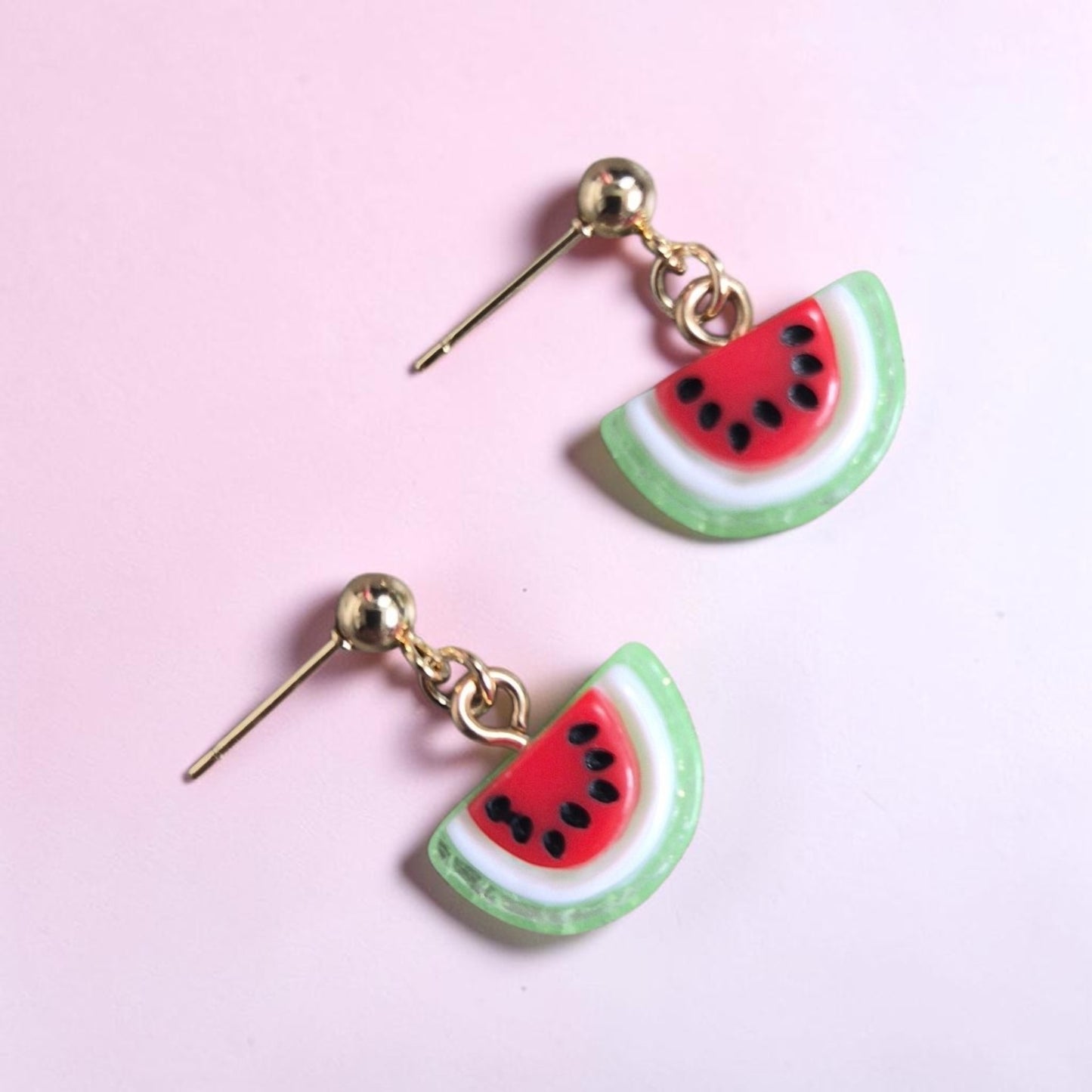 Resin Fruits Stud Earrings