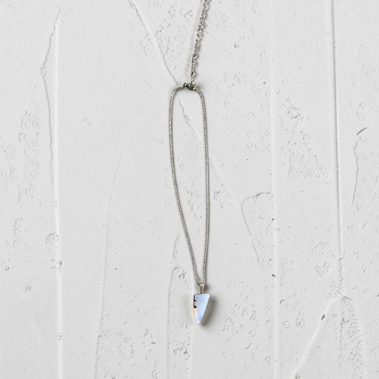 Montana Moss Agate Necklace on Brass Chain