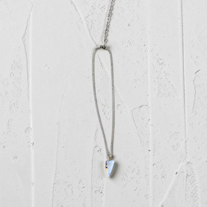 Montana Moss Agate Necklace on Brass Chain