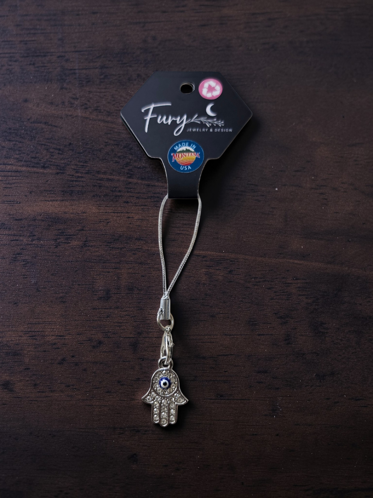 Multi Design Upcycled Charms Phone Charm or Keychain