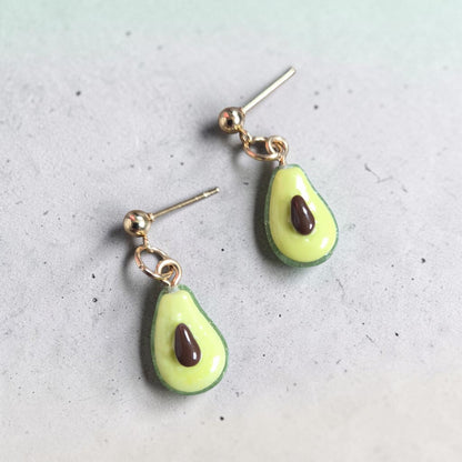 Resin Fruits Stud Earrings