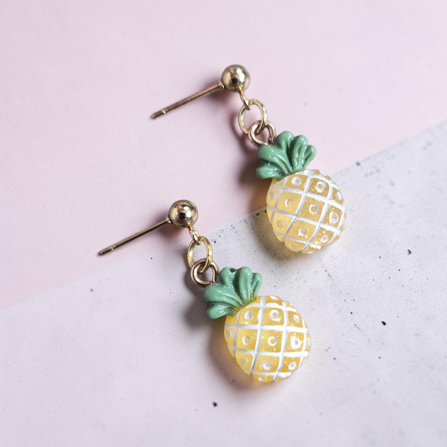 Resin Fruits Stud Earrings