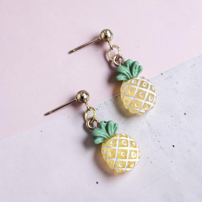 Resin Fruits Stud Earrings