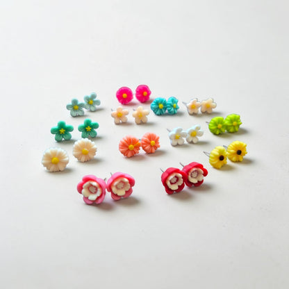 Flowers of All Kinds Stud Earrings